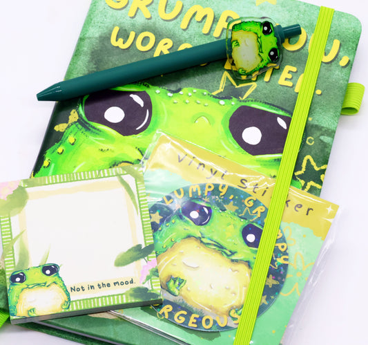 'Grump now, worry later' Glumbert Stationary Set