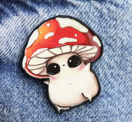Baby Alba - Mushie Enamel Pin