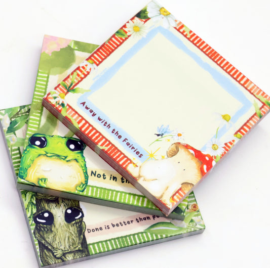 Character Memo Pad Set of 3