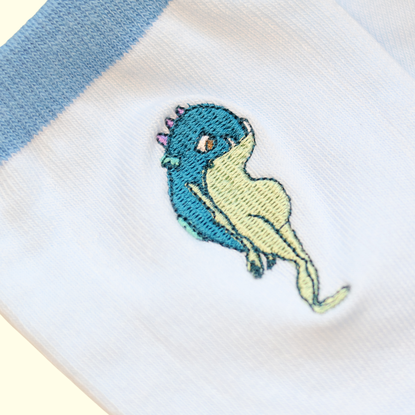 Hapless the Skimdipper - Embroidered Cotton Socks