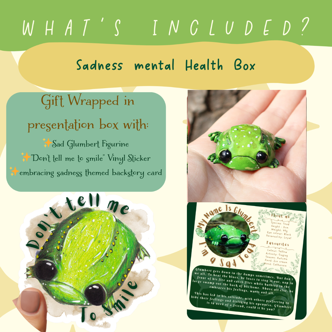 Miniature Glumbert the Sad Toad