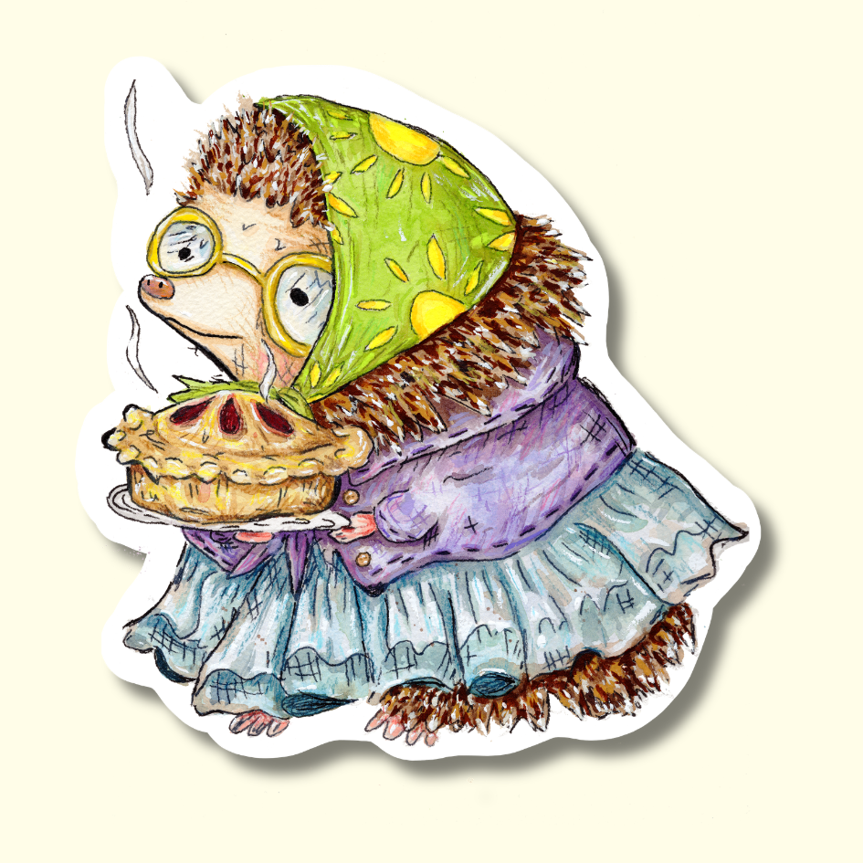 'Nanny Thistle' - May mail club sticker