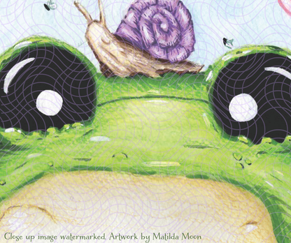 "Still Worthy" - Glumbert the Sad Toad Fantasy Art Print