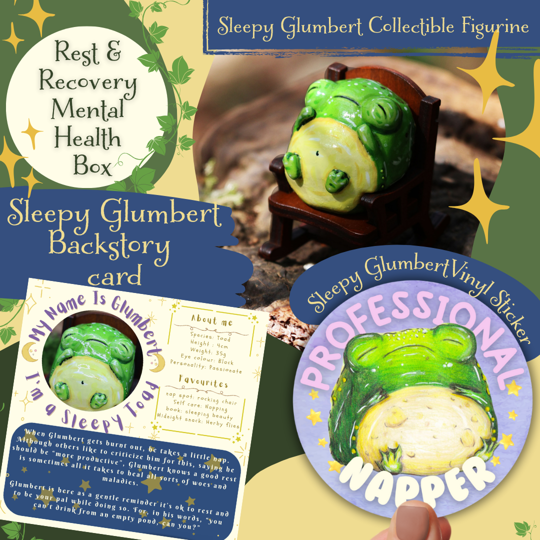 Glumbert in his Rocking chair - collectible figurine