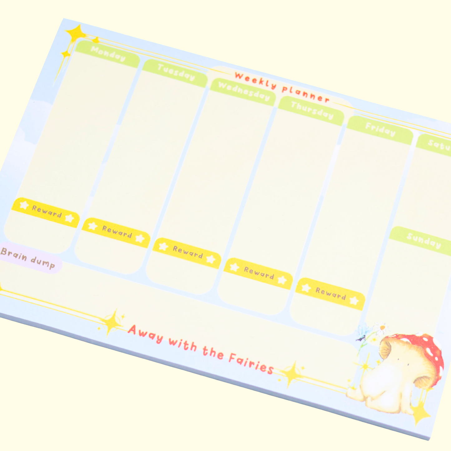 Away with the Fairies - Weekly Planner