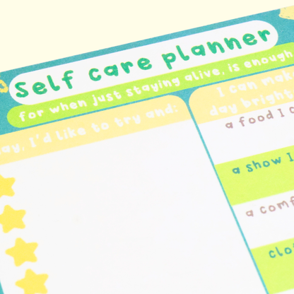 Glumbert self care planner
