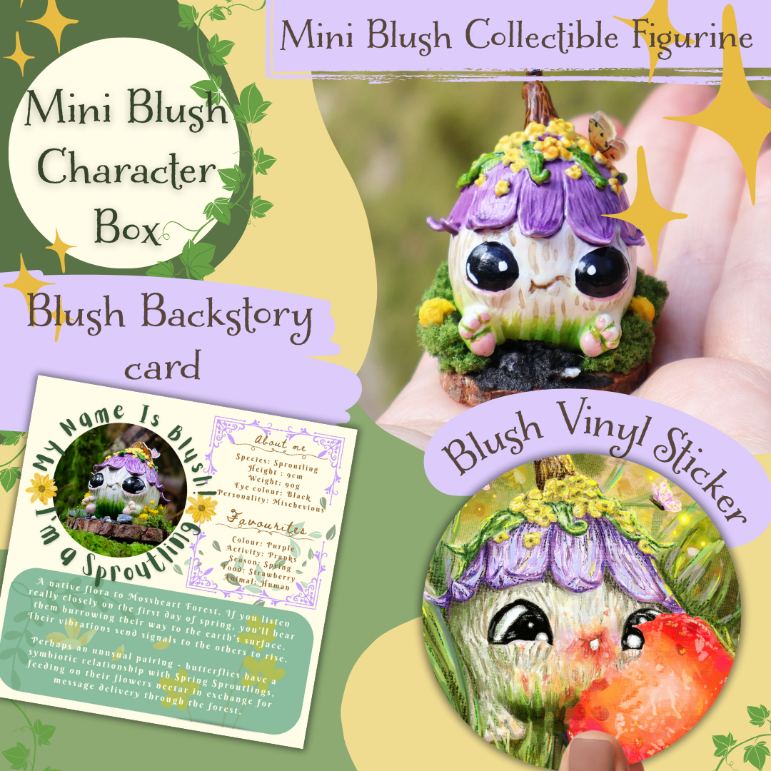 Miniature Blush the Mischievous Sproutling