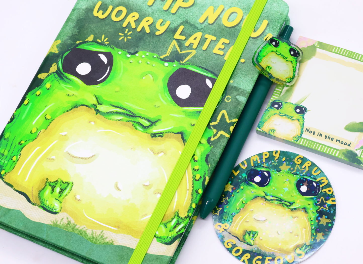 'Grump now, worry later' Glumbert Stationary Set