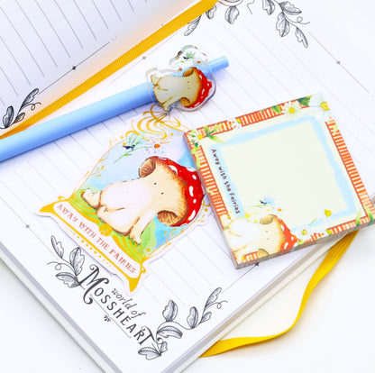 'Away with the Fairies' Mushroom Stationary Set