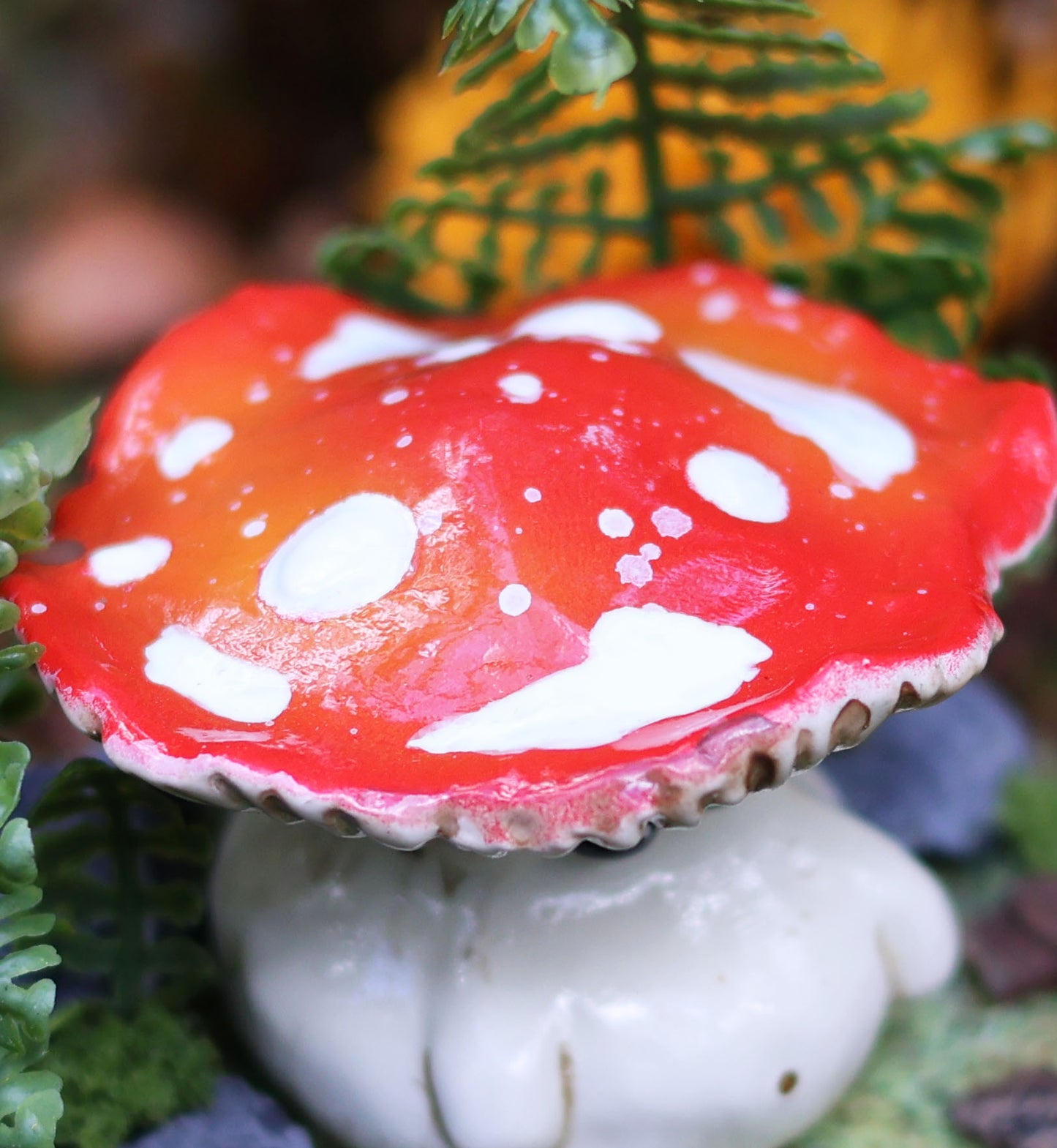 Buttons the Quiet mushroom - Collectible Figurine