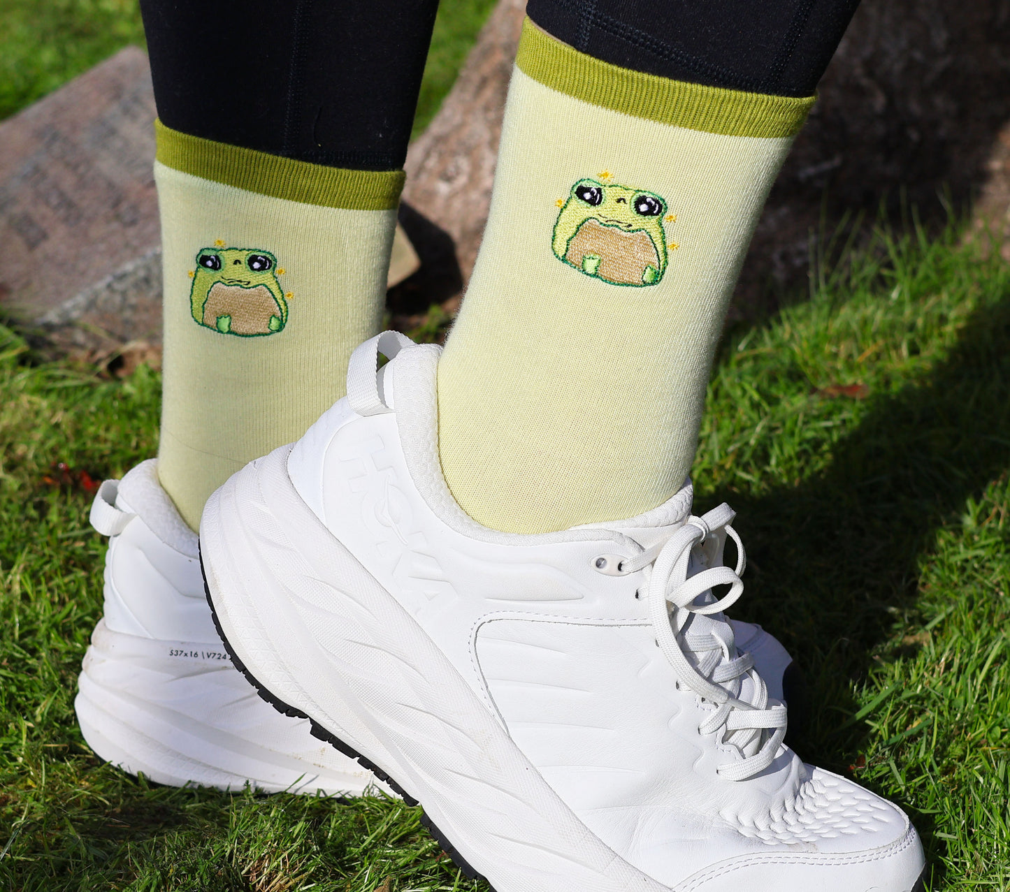 Embroidered Cotton Socks - Set of 3