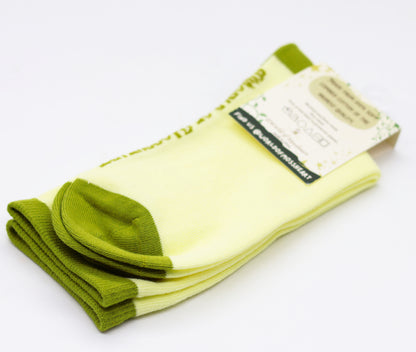 Grumpy Glumbert - Embroidered Cotton Socks