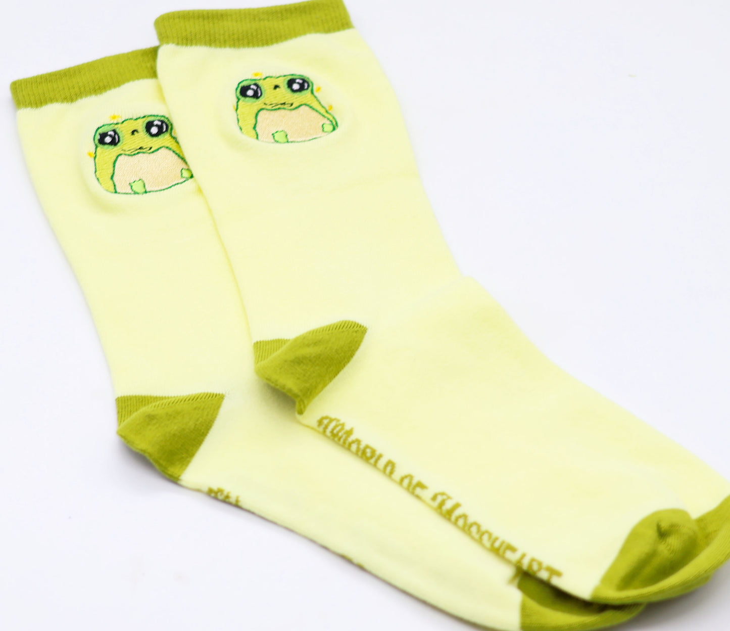 Grumpy Glumbert - Embroidered Cotton Socks