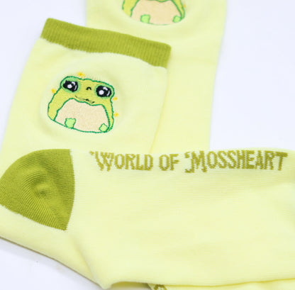 Grumpy Glumbert - Embroidered Cotton Socks