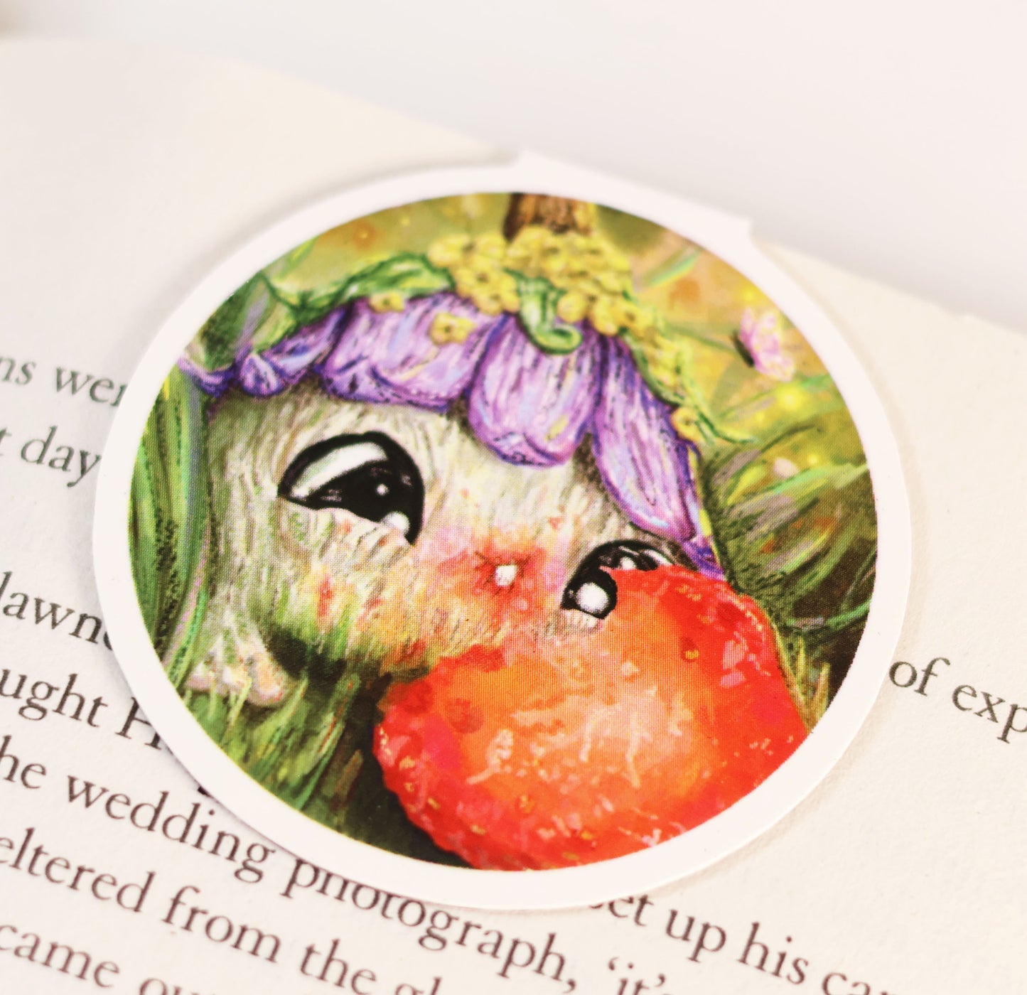 'Blush the Mischievous Sproutling' Magnetic Bookmark