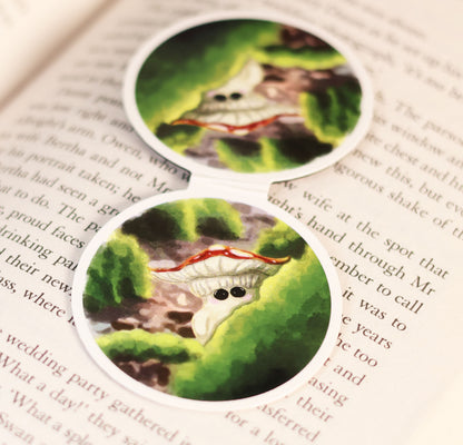 'Buttons the Quiet Mushroom' Magnetic Bookmark