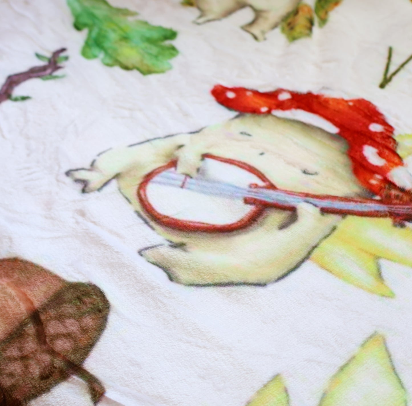 'The Wild Wanderers' Cosy Mushlet Fleece Blanket