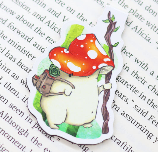 'The Explorer' Mushroom Magnetic Bookmark