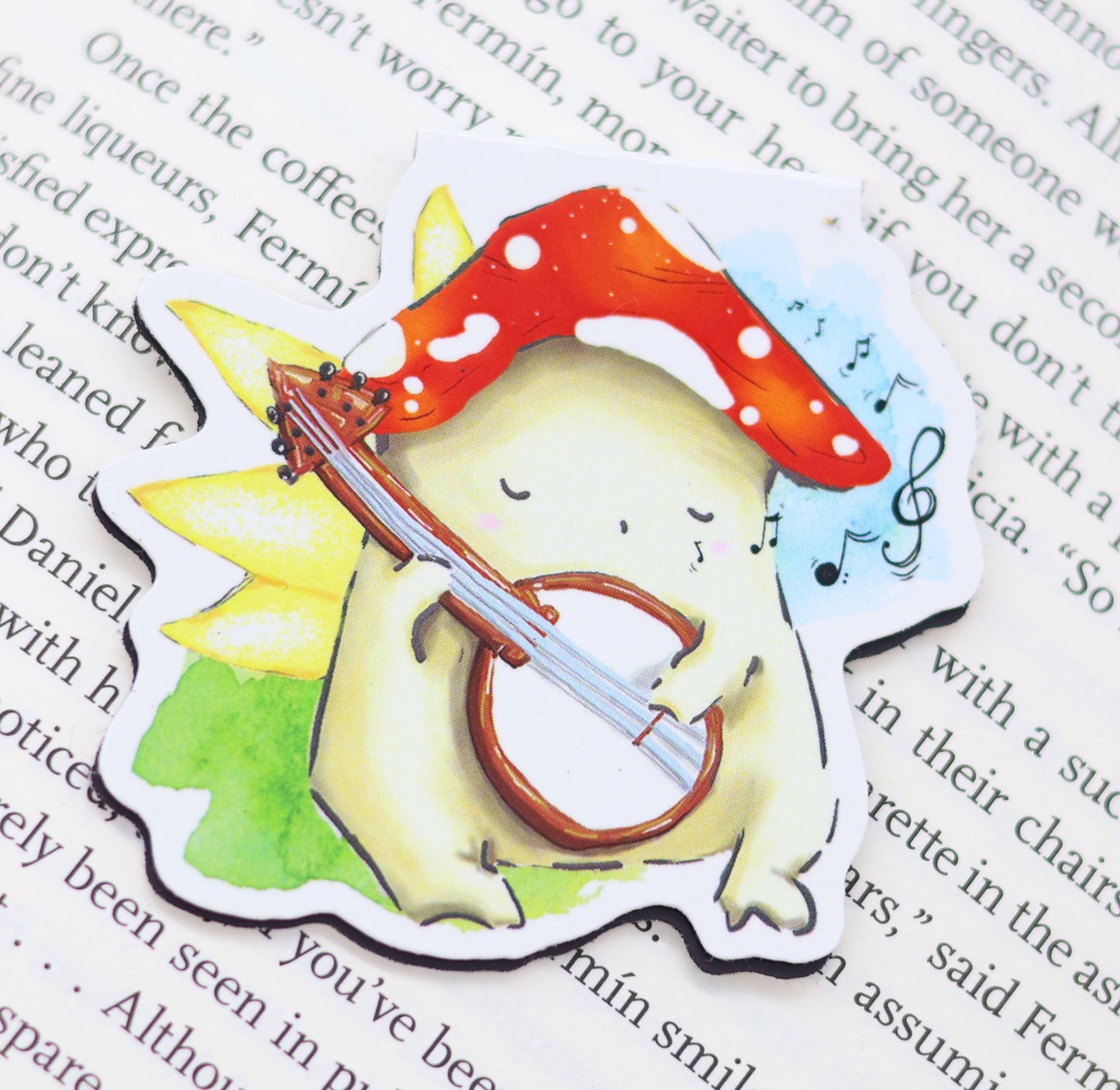 'The Bard' Mushroom Magnetic Bookmark