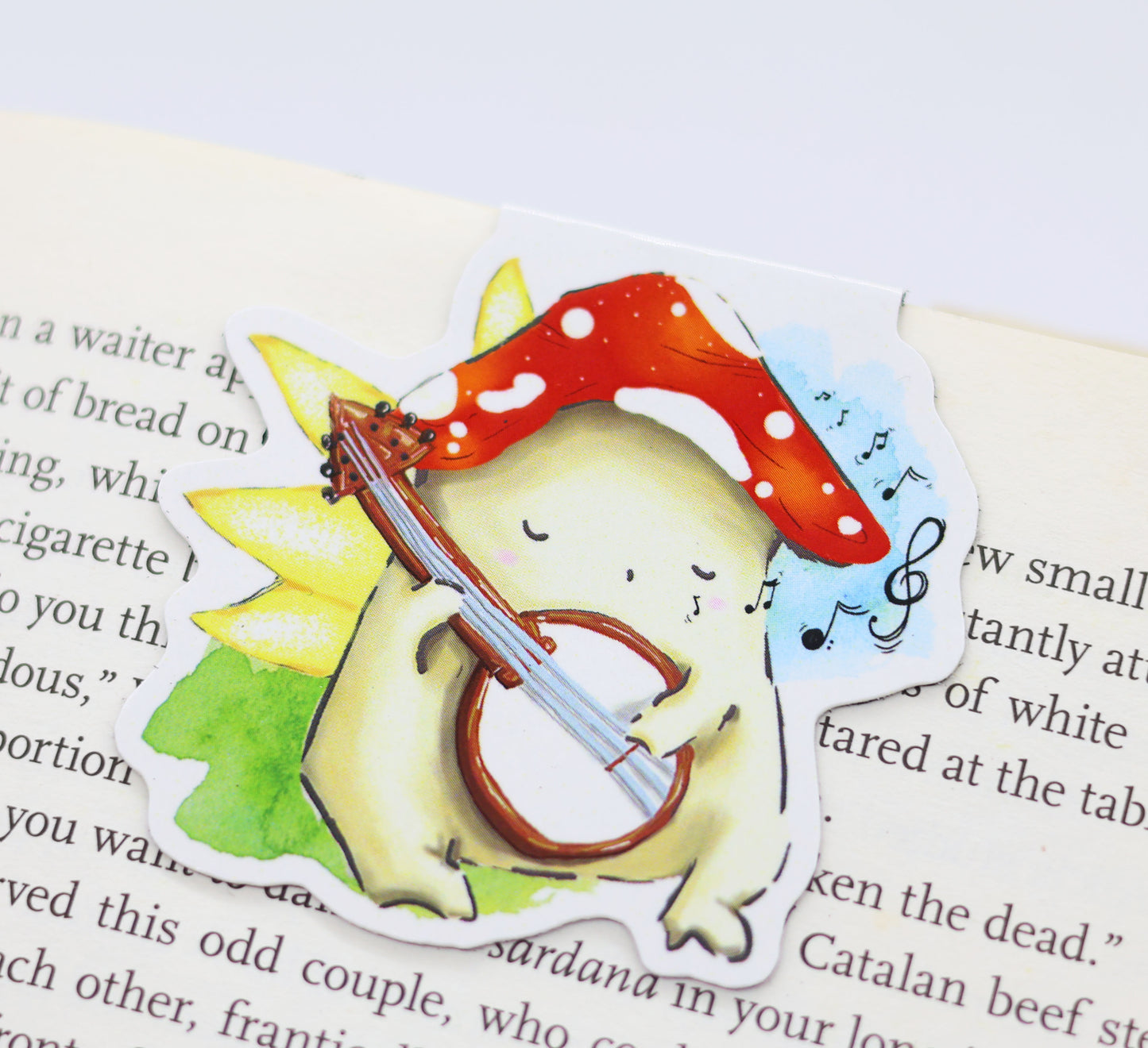 'The Bard' Mushroom Magnetic Bookmark