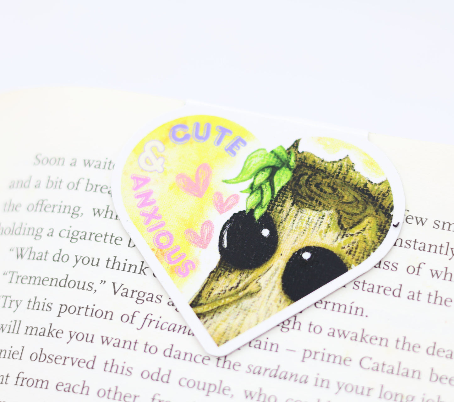 'Cute and Anxious' Splint Magnetic Bookmark