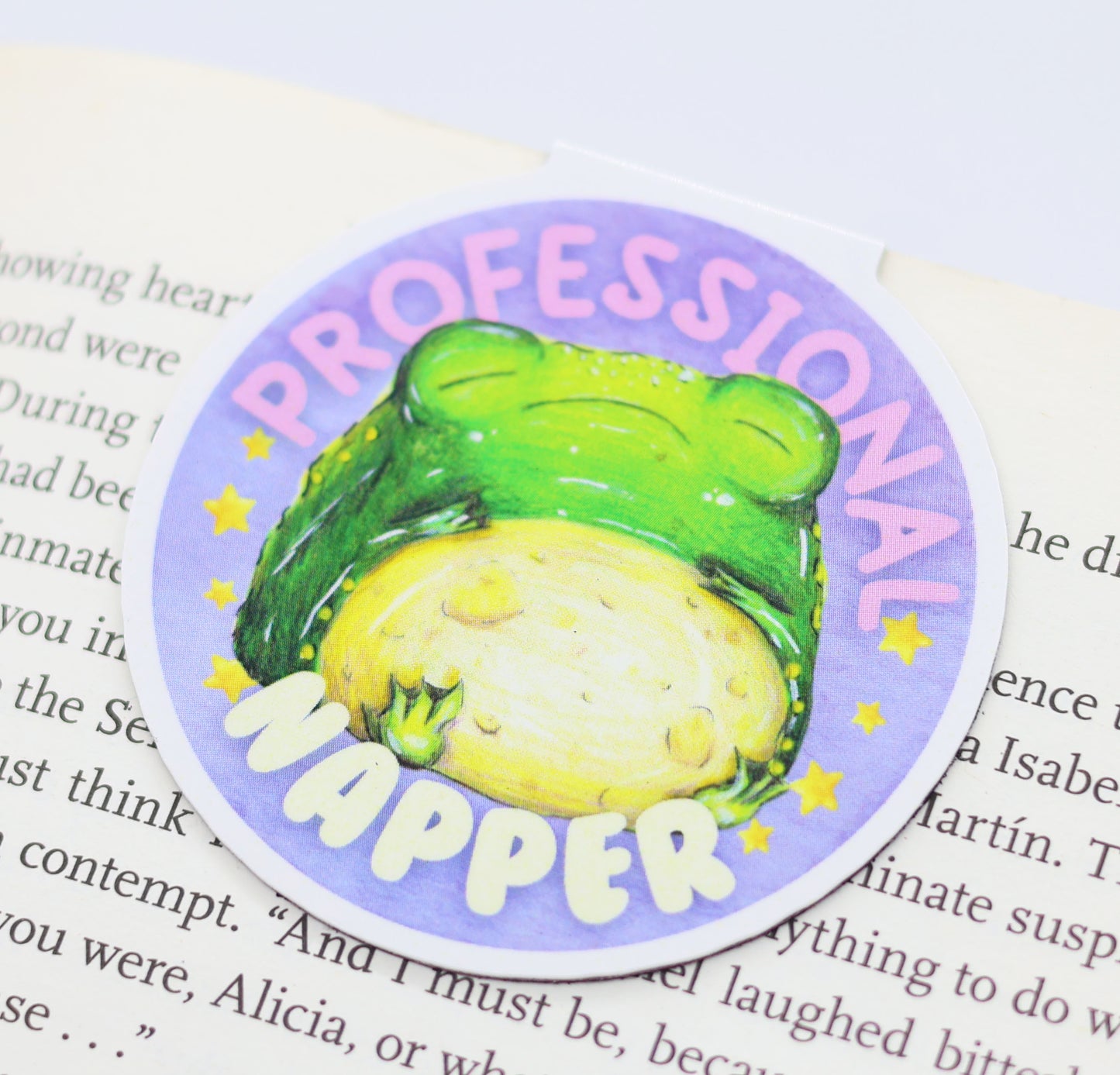 'Professional Napper' Magnetic Bookmark