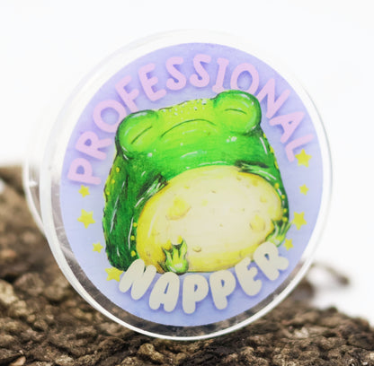 "Professional Napper" Glumbert the Toad phone grip