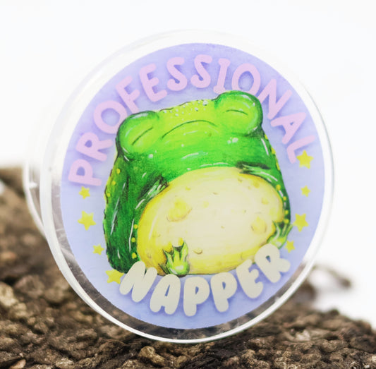 "Professional Napper" Glumbert the Toad phone grip