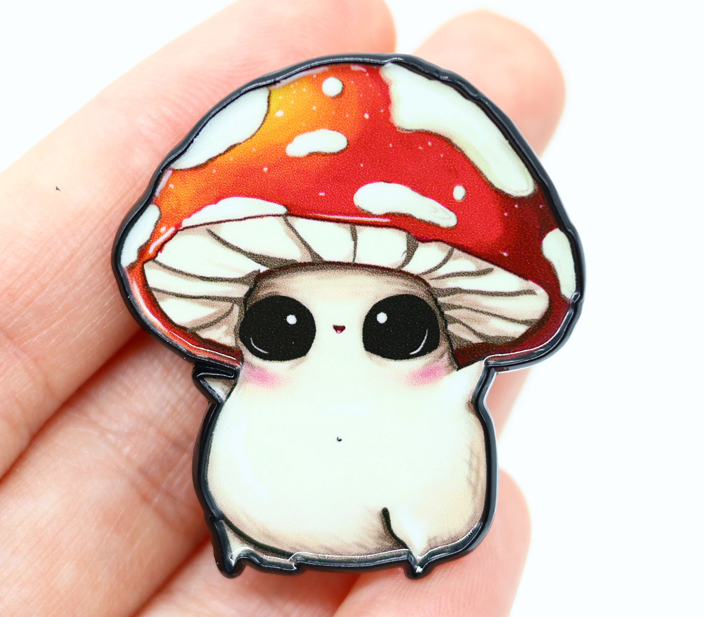 Baby Alba - Mushie Enamel Pin