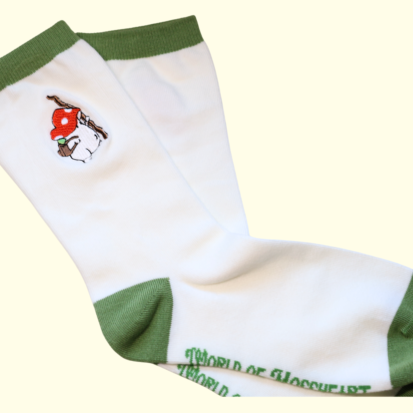 Explorer Mushlet - Embroidered Cotton Socks