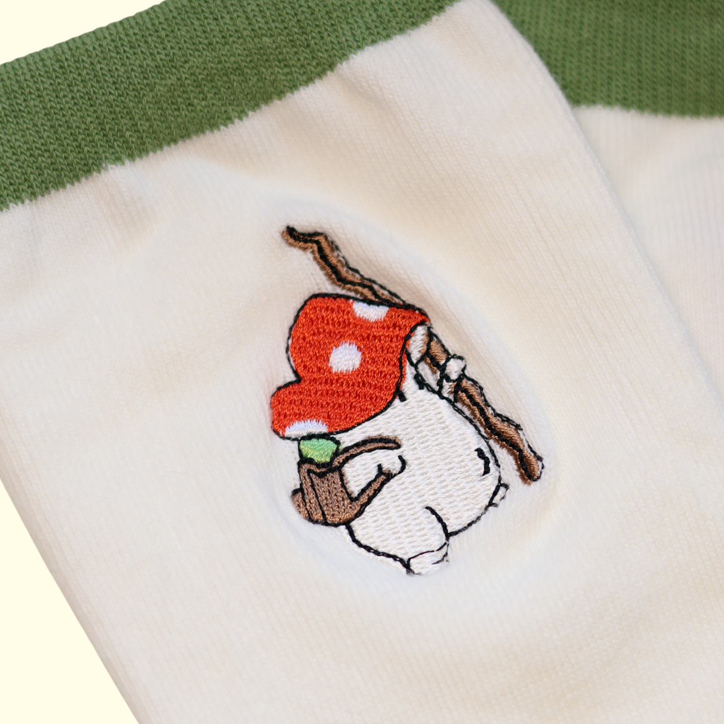 Explorer Mushlet - Embroidered Cotton Socks