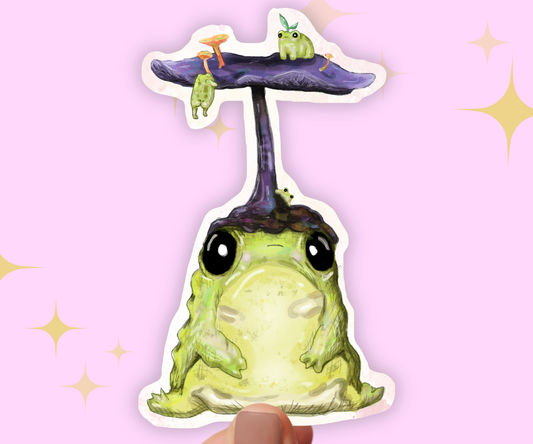 Frog Mama - Vinyl sticker