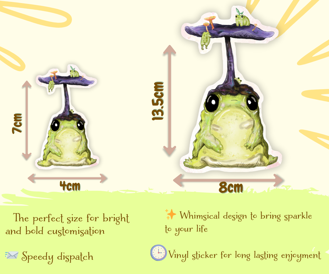 Frog Mama - Vinyl sticker