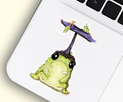 Frog Mama - Vinyl sticker
