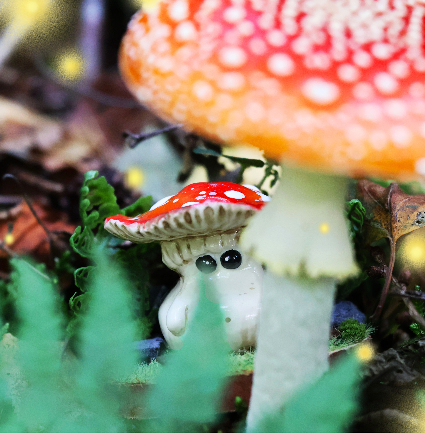 Buttons the Quiet mushroom - Collectible Figurine