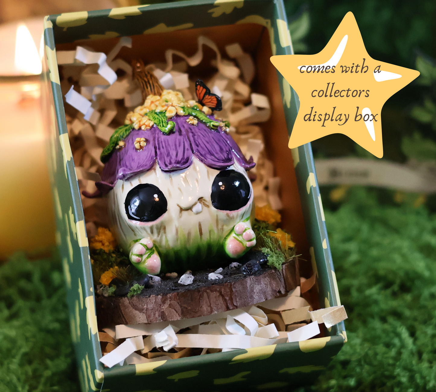 Blush the Mischevious Sproutling - Collectible Figure